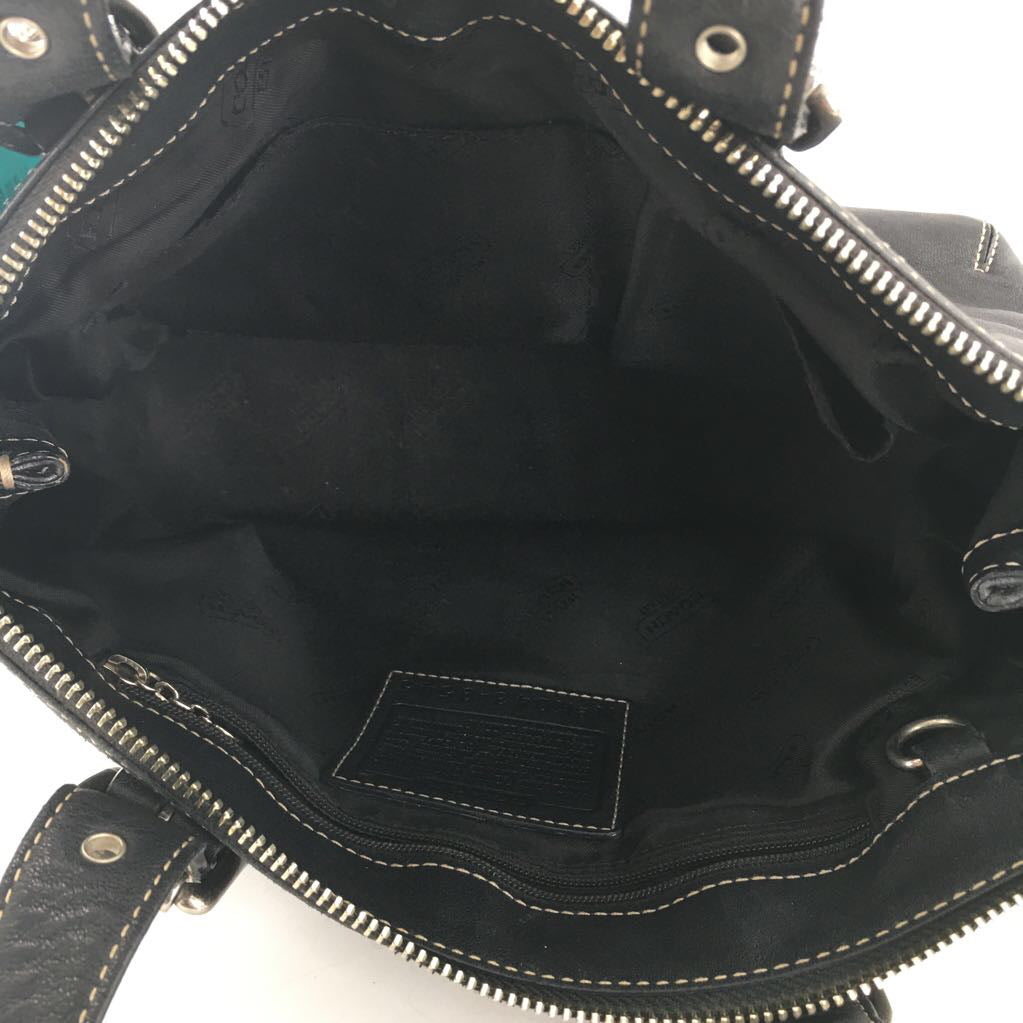vintage leather satchel