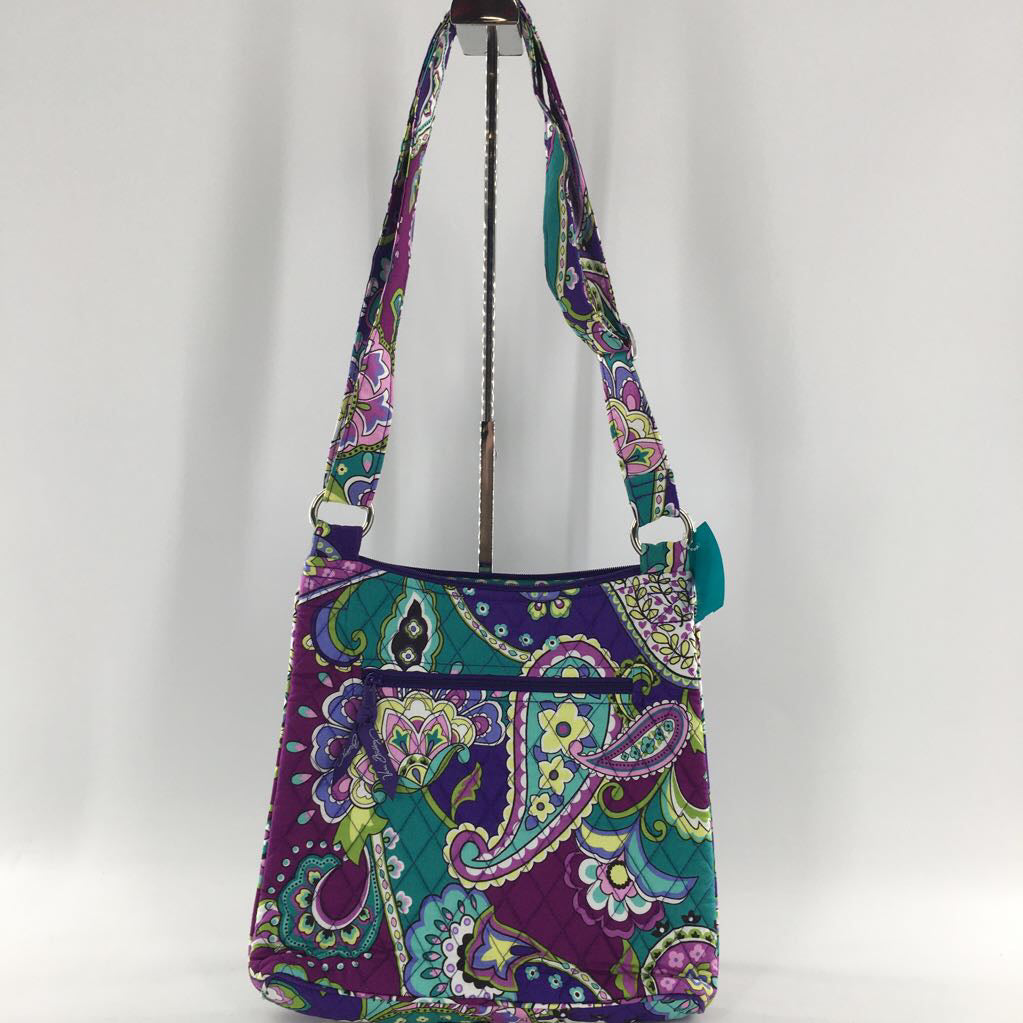 quilted paisley & flo print crossbody