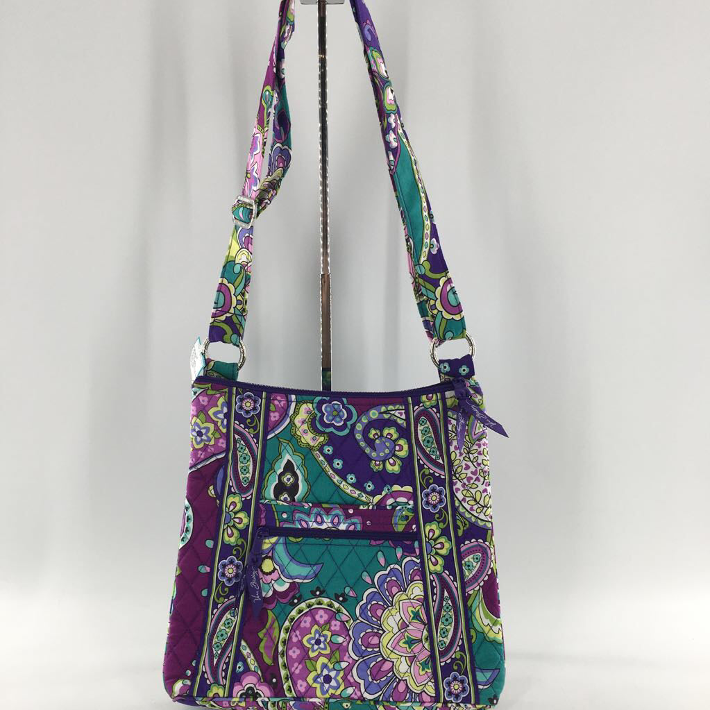 quilted paisley & flo print crossbody