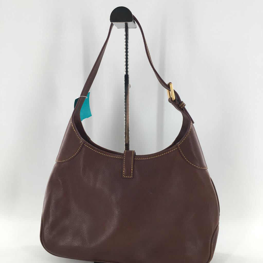 leather hobo style shoulder bag