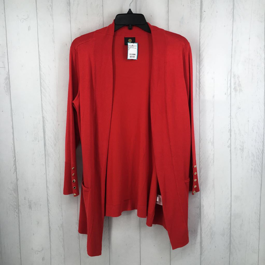 M open front cardi