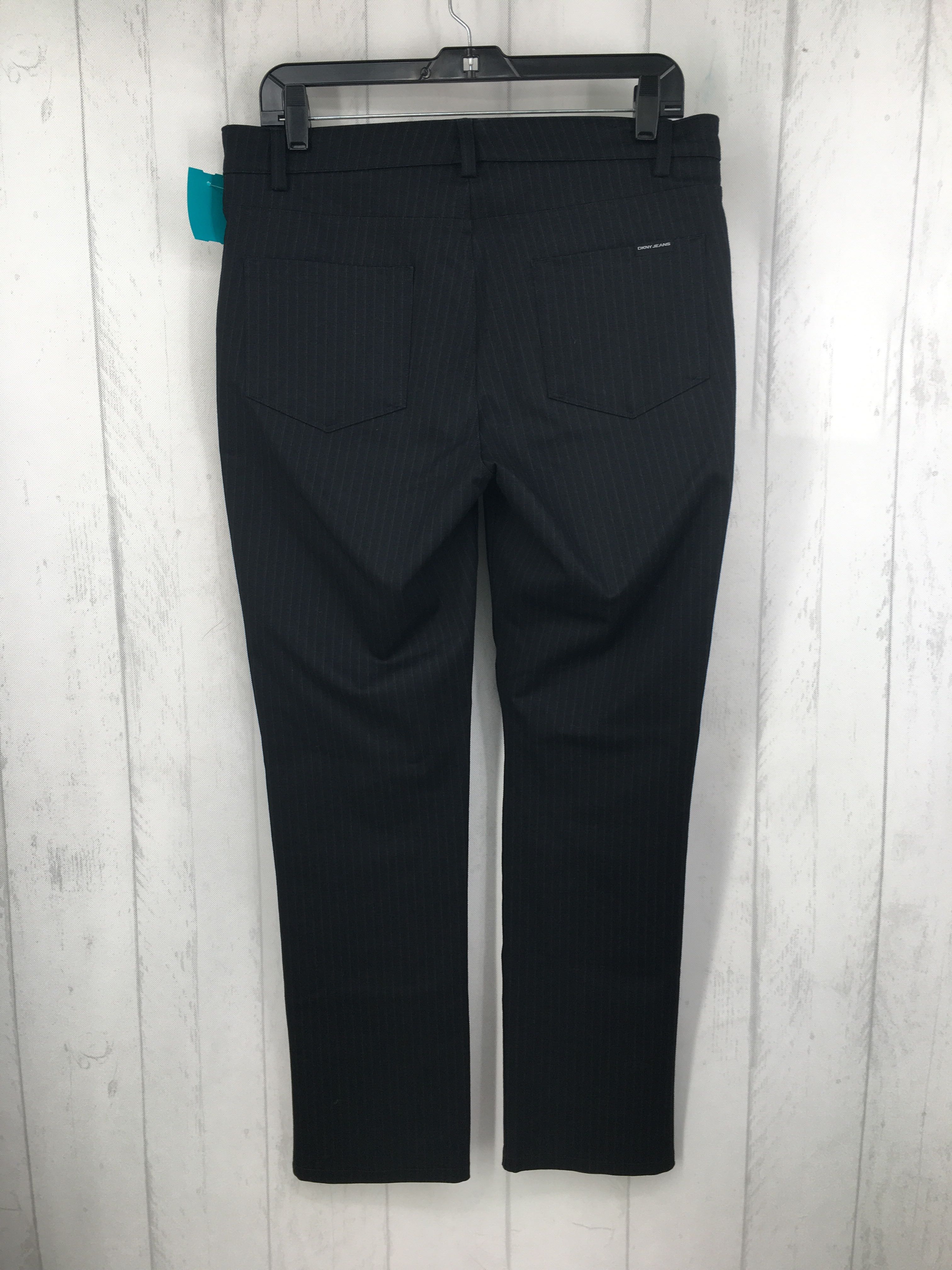 M pinstripe straight leg pant