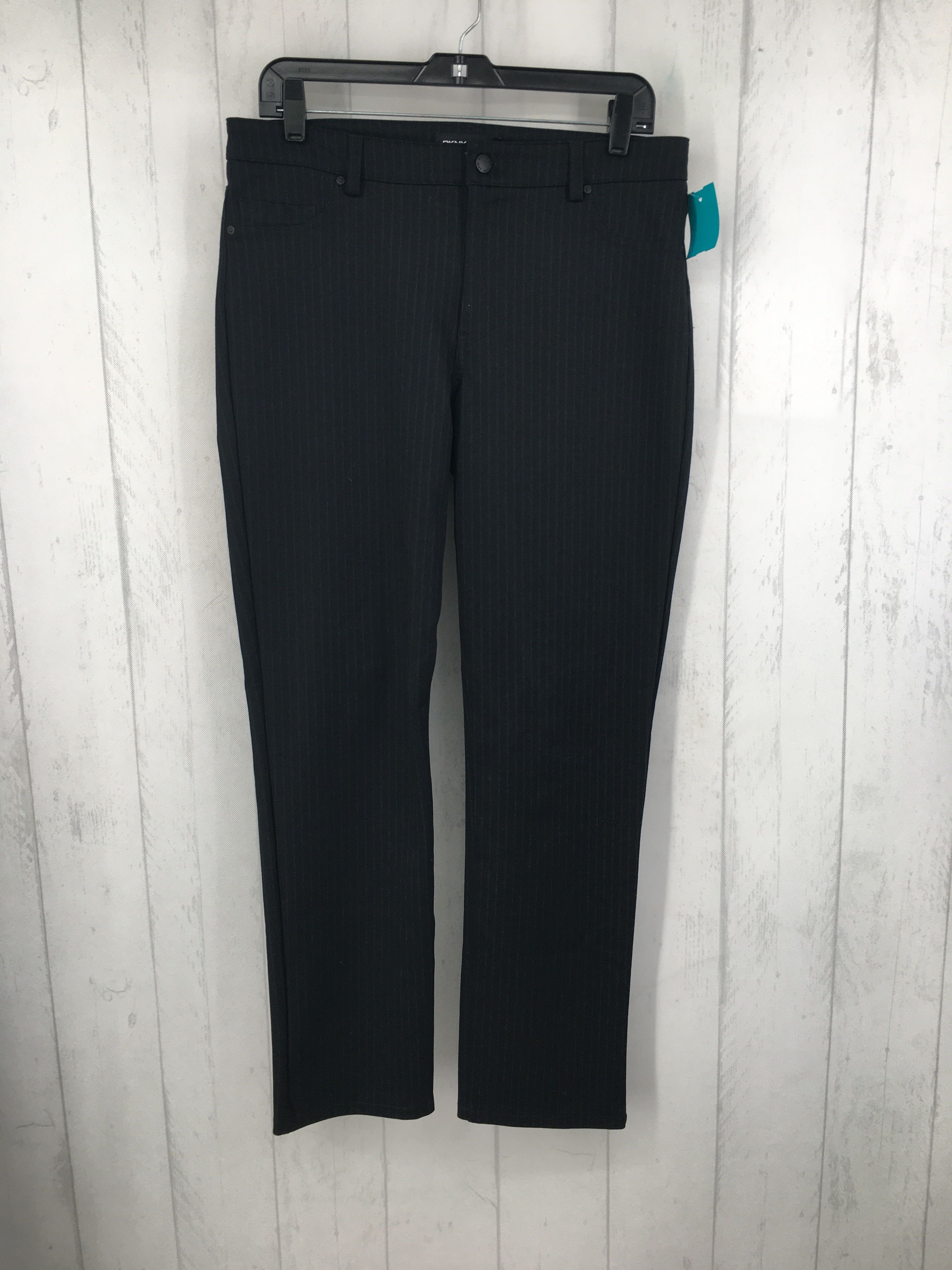 M pinstripe straight leg pant
