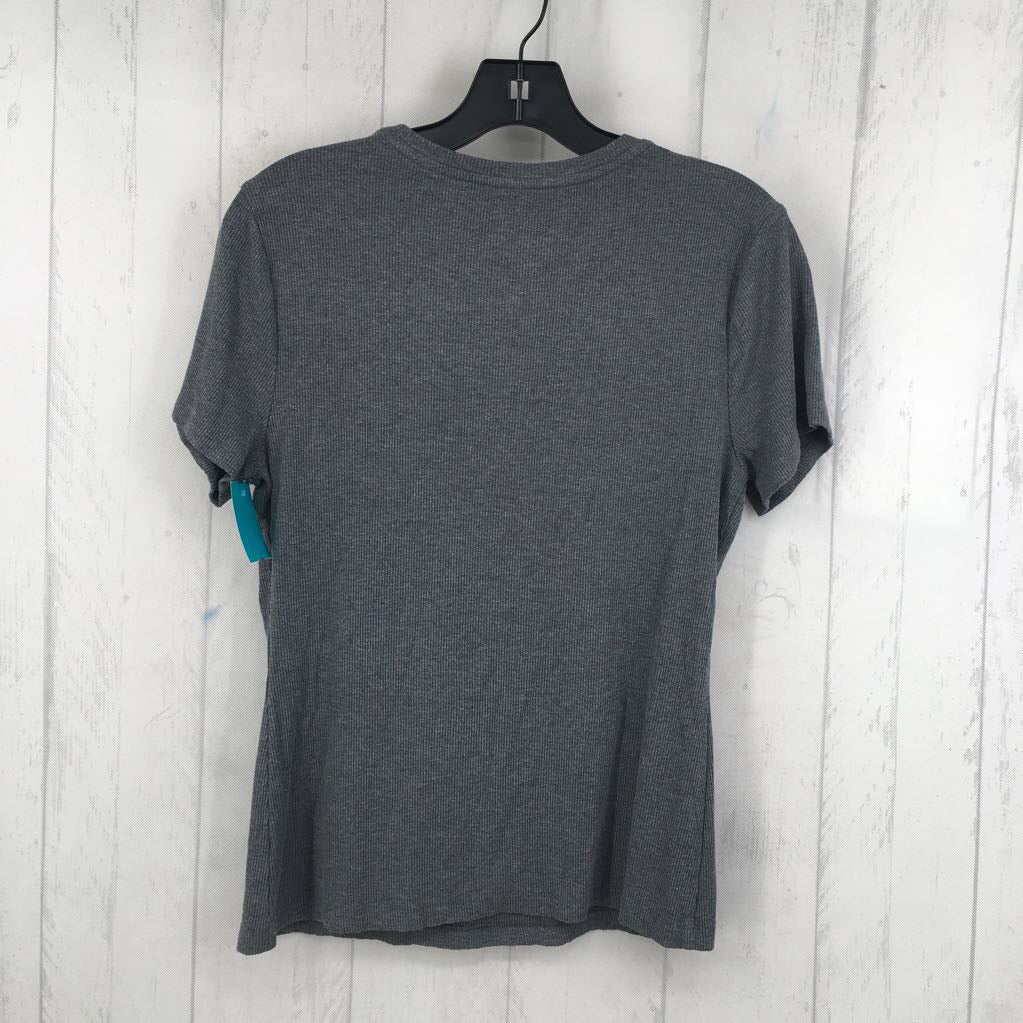 L ribbed crewneck s/s tee