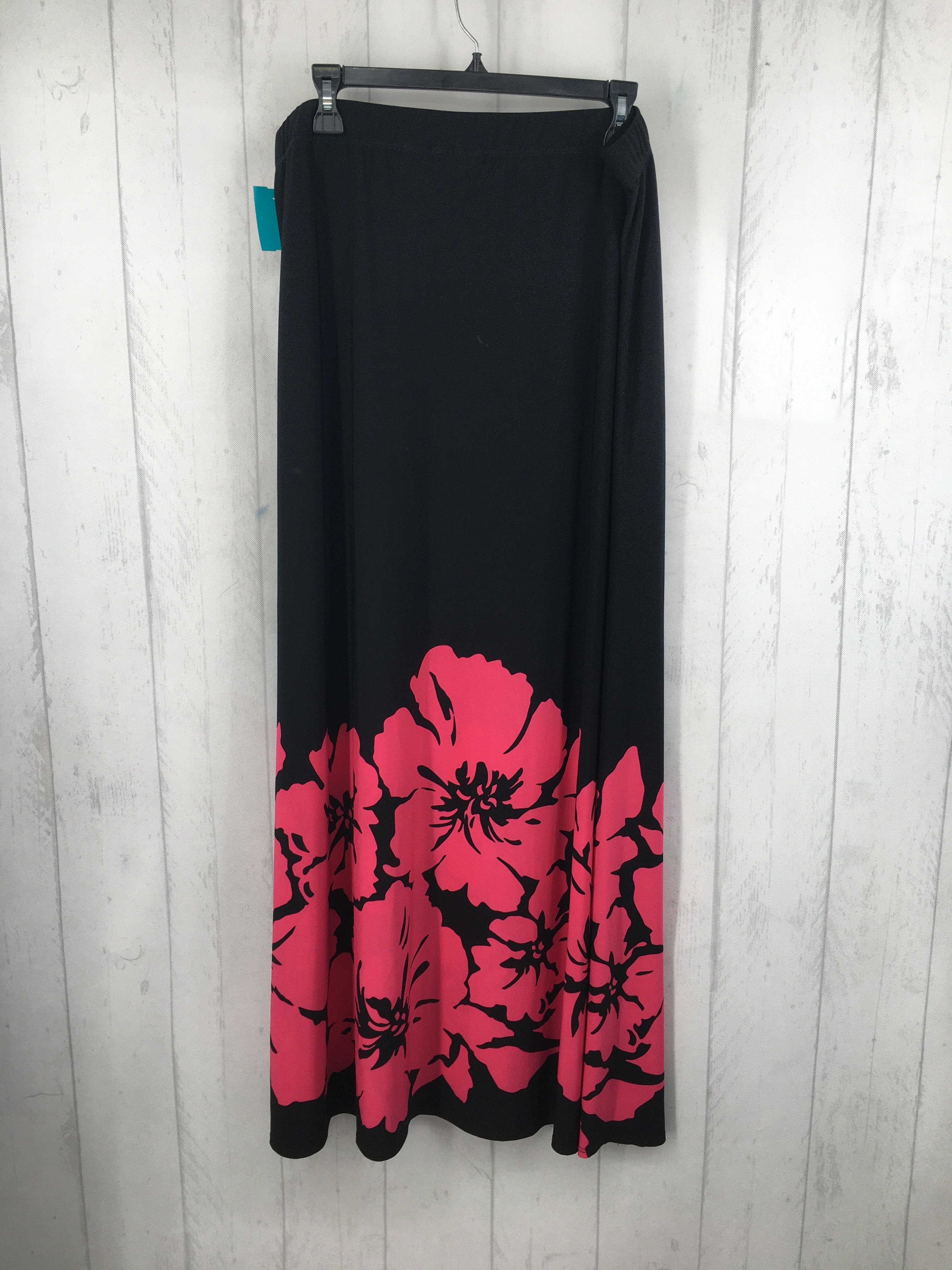 L flo print maxi skirt