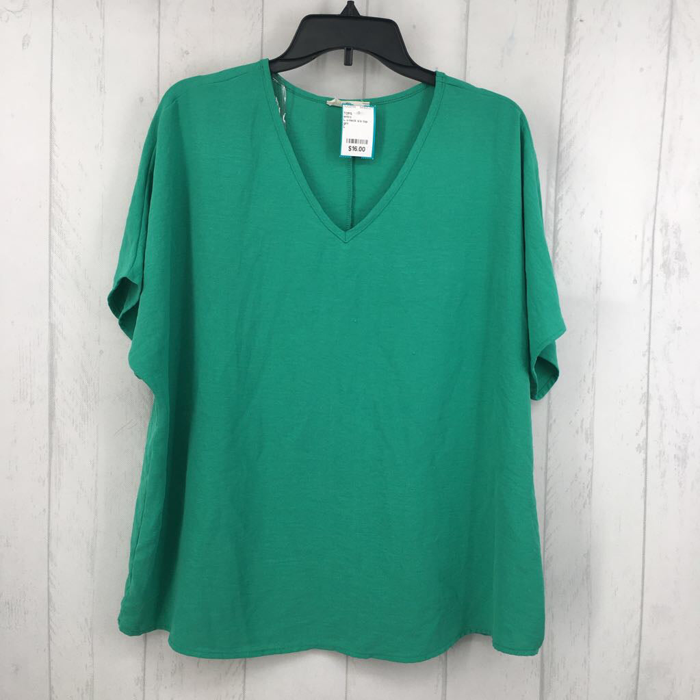 L v-neck s/s top