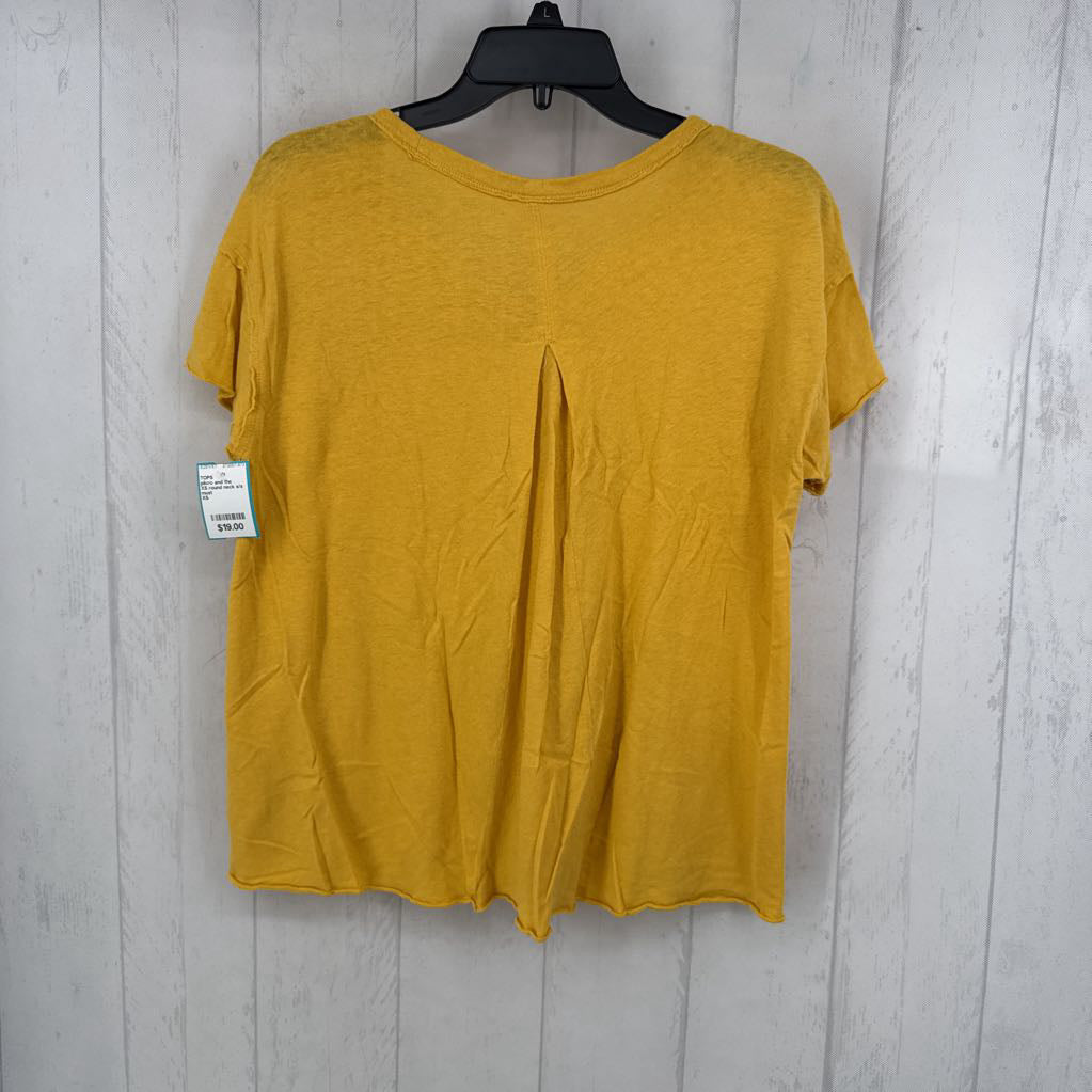XS round neck s/s top