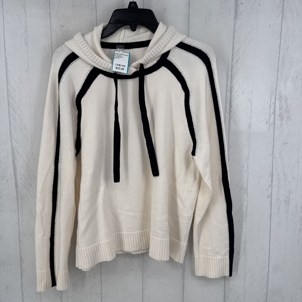 M colorblock hooded sweater