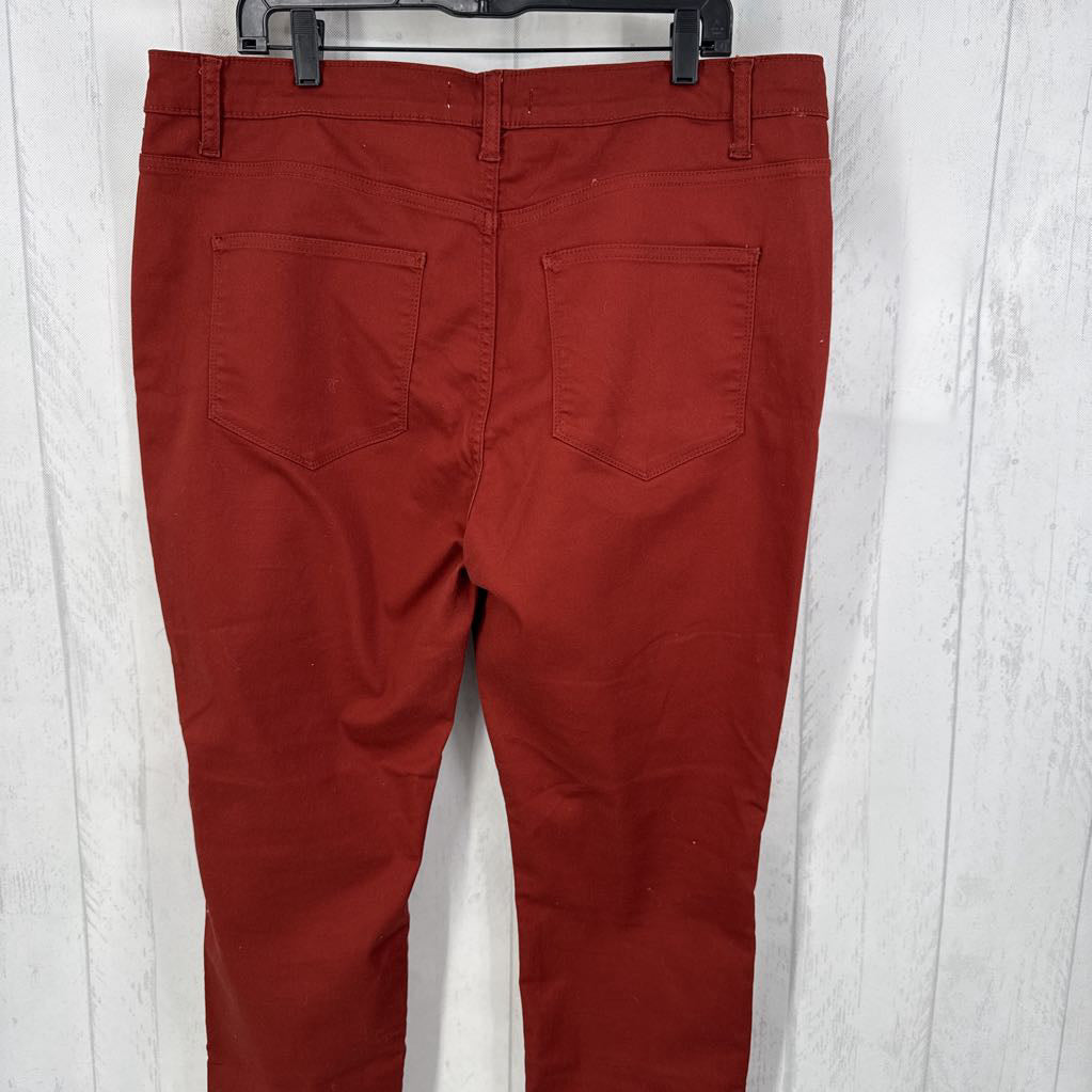 2X straight leg twill pant