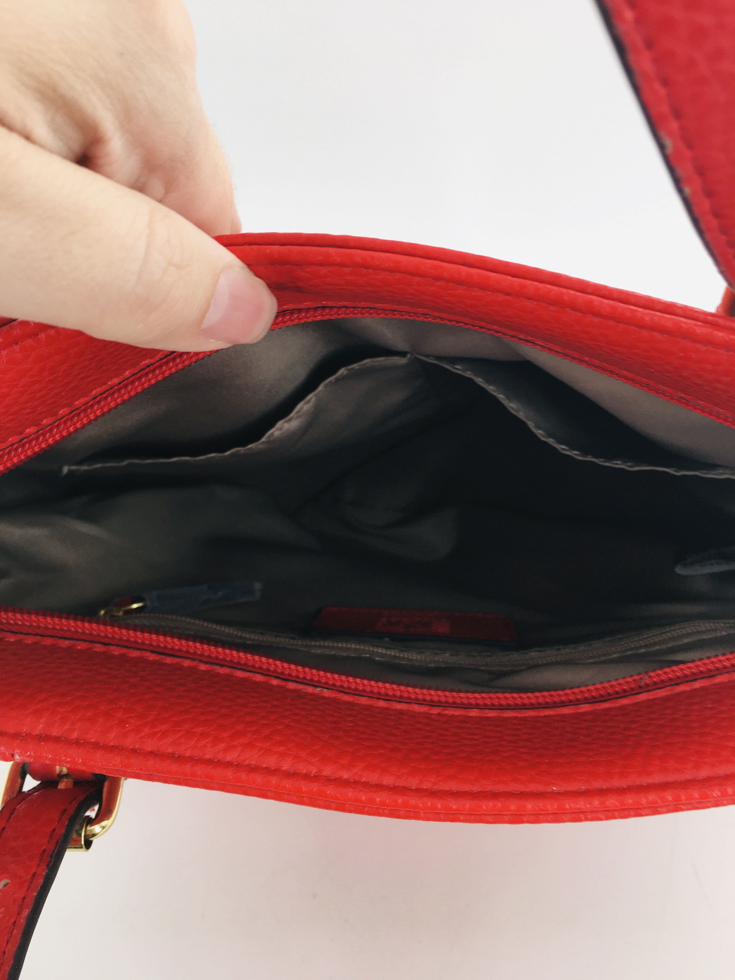 pebbled leather tote