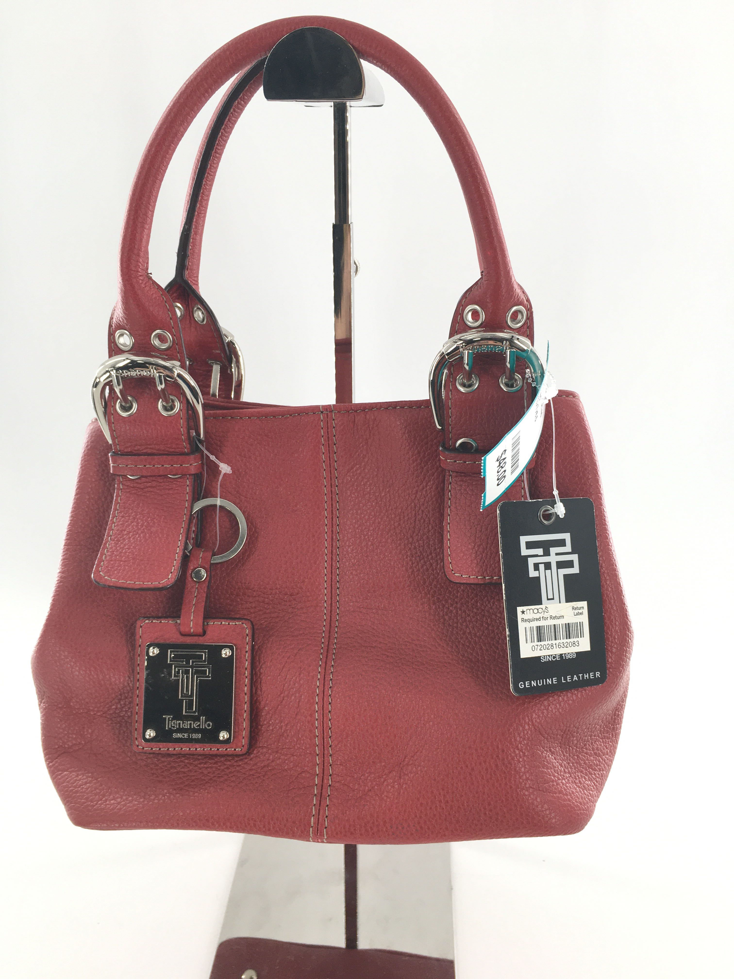R89 pebbled leather handbag