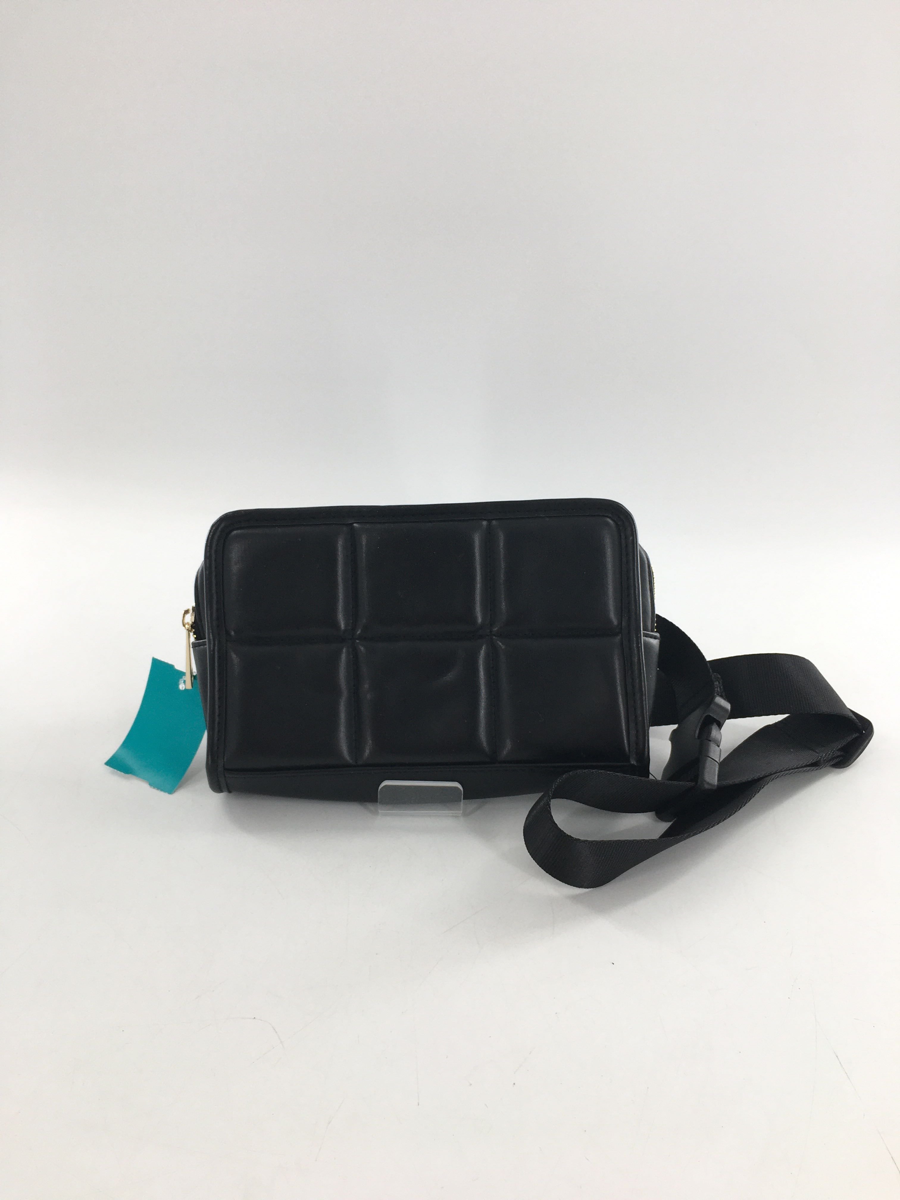 vegan leather quilted beltbag