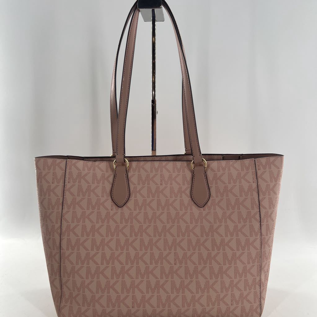 3-in-1 monogram zip top tote w/ clutch & pouch