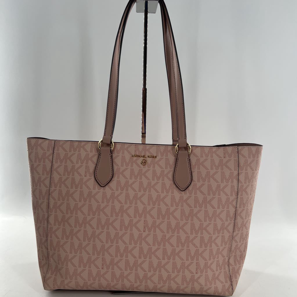 3-in-1 monogram zip top tote w/ clutch & pouch