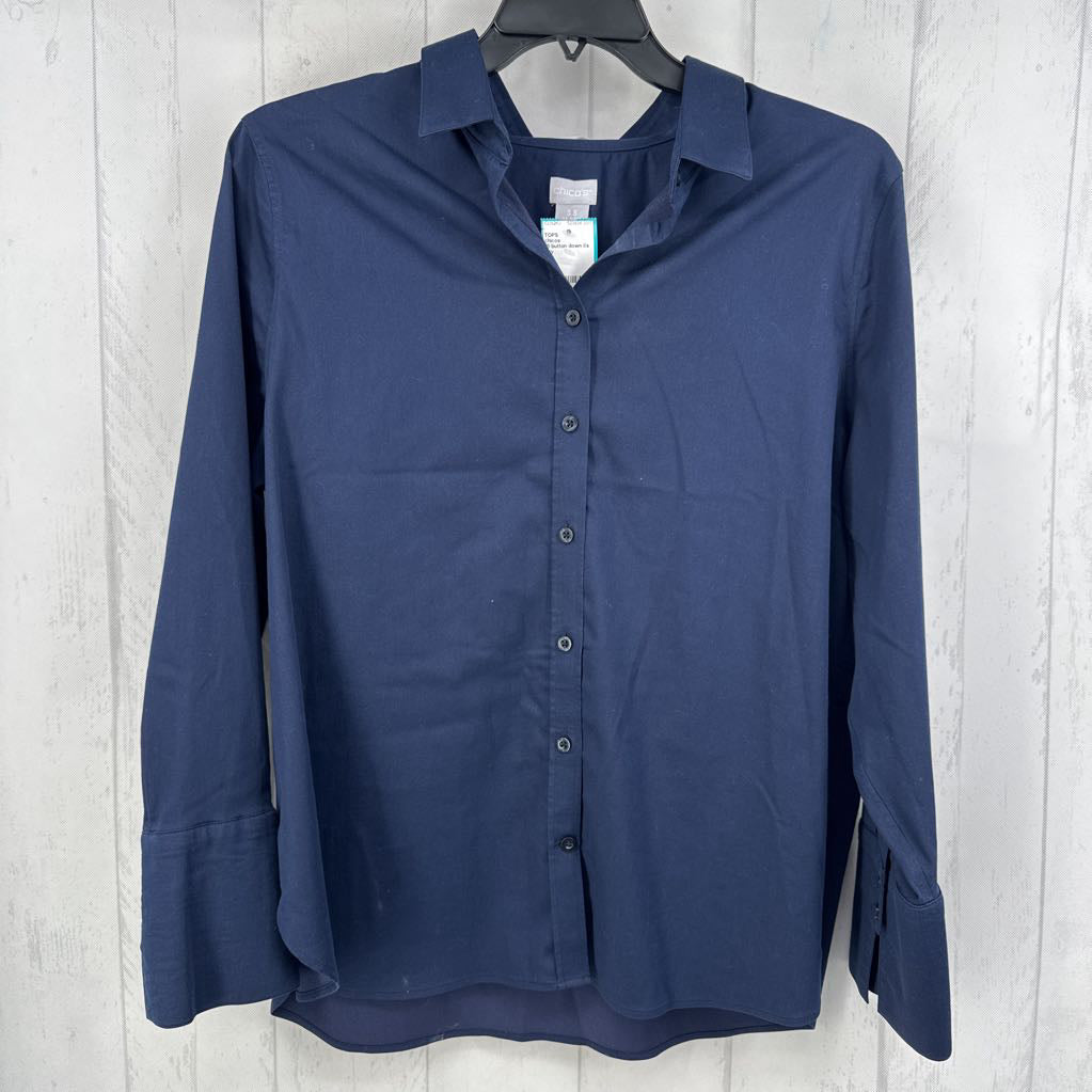 18 button down l/s top