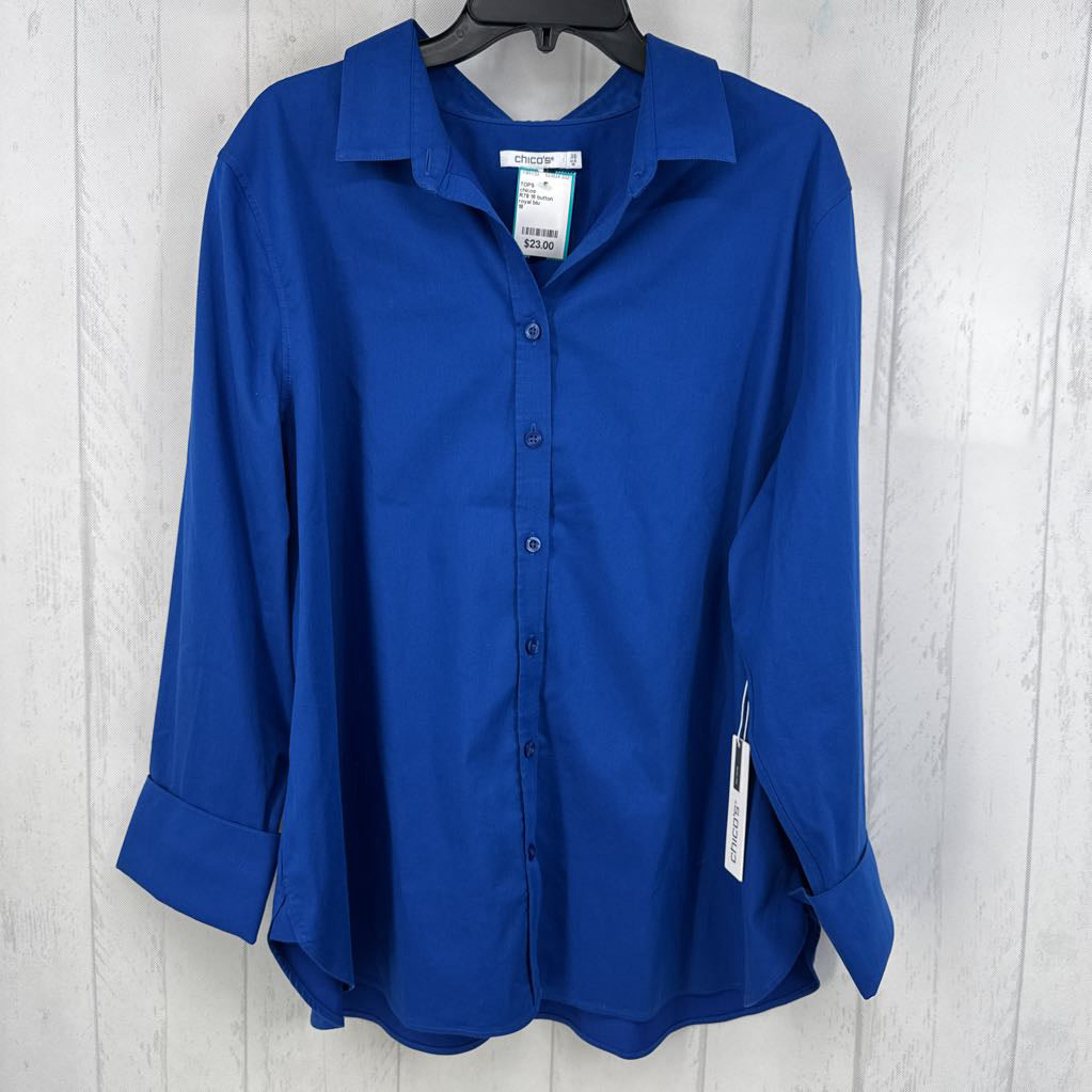 R79 18 button down l/s top