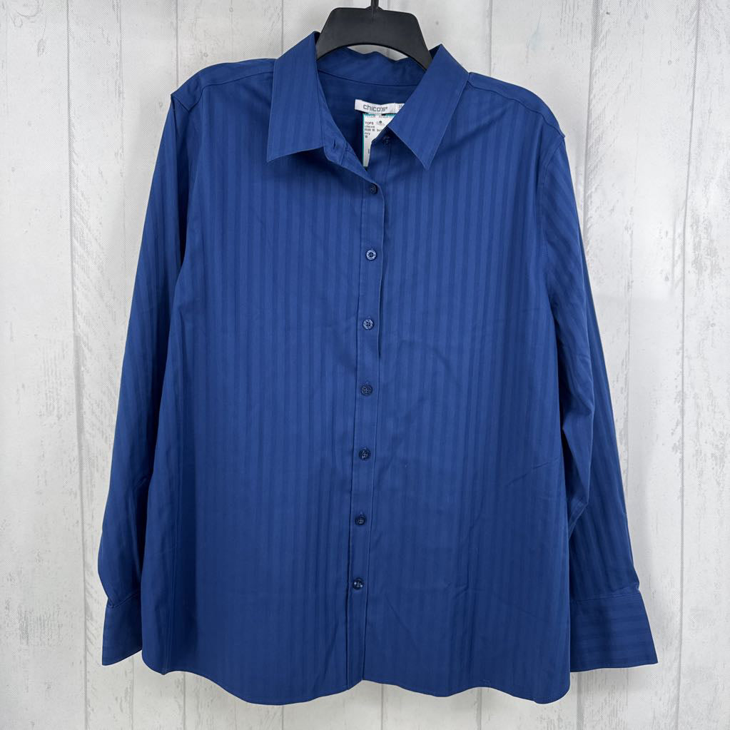 R89 18 button down l/s top