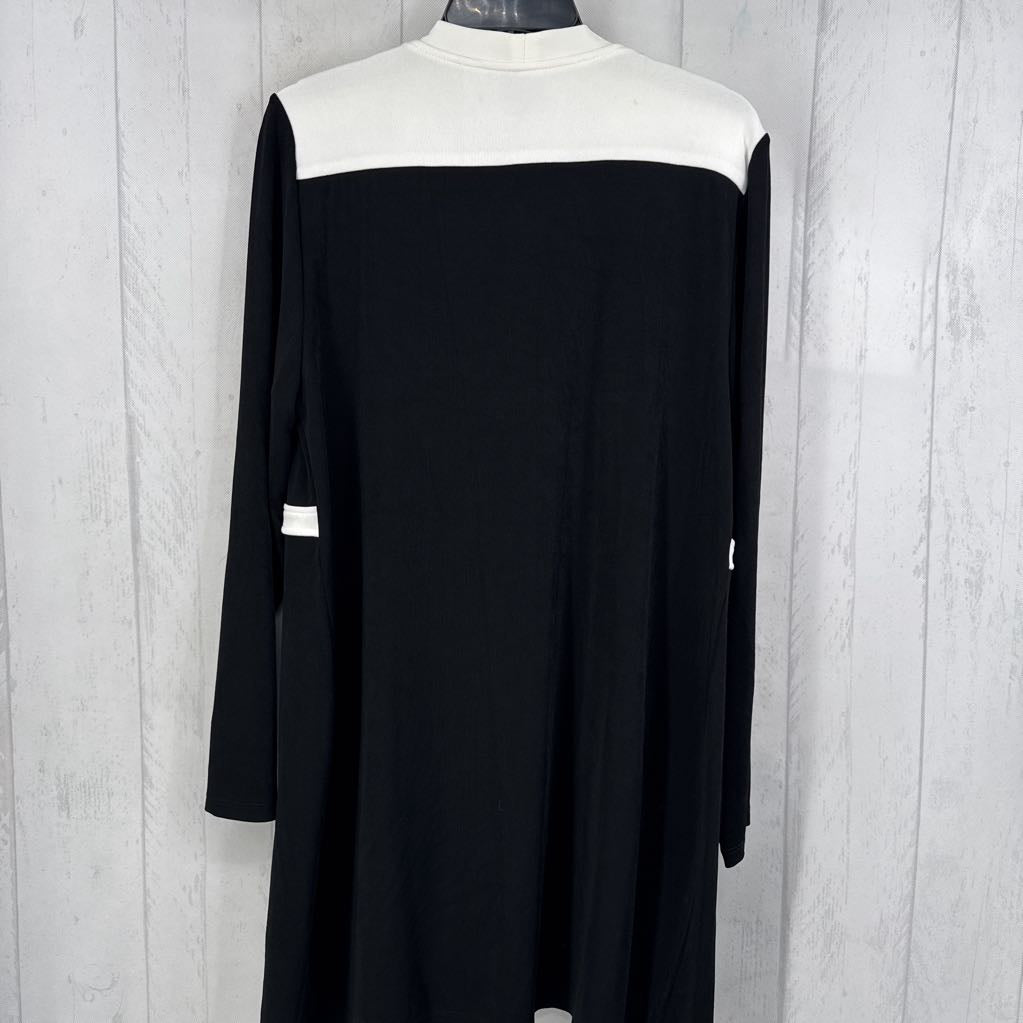 XL colorblock cardi