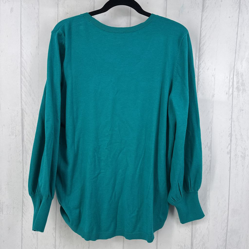 1X cashmere pullover l/s