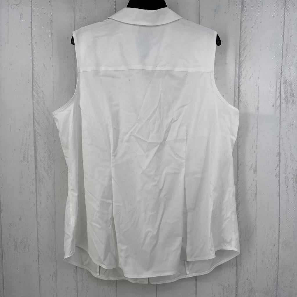 16w button down slvls top