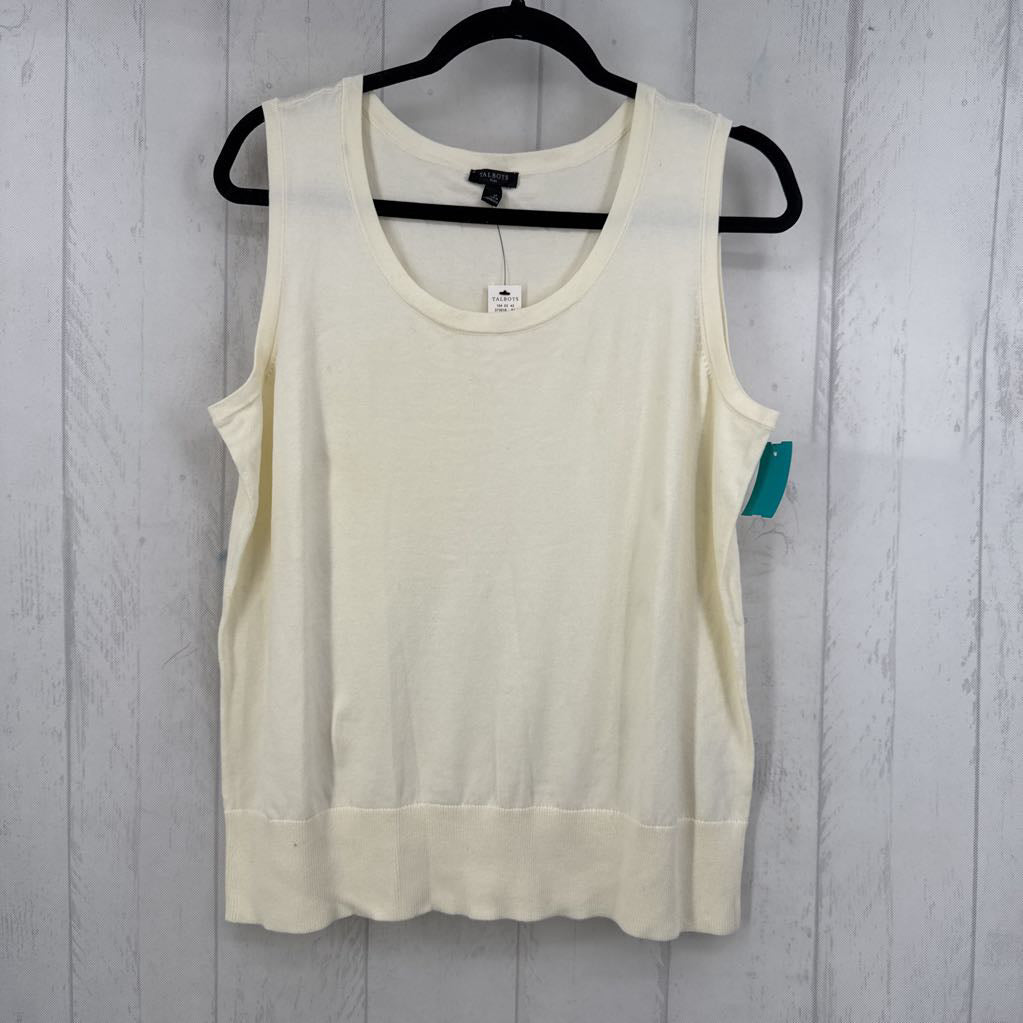 1X scoop neck knit cami