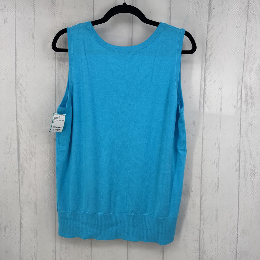1X scoop neck knit cami