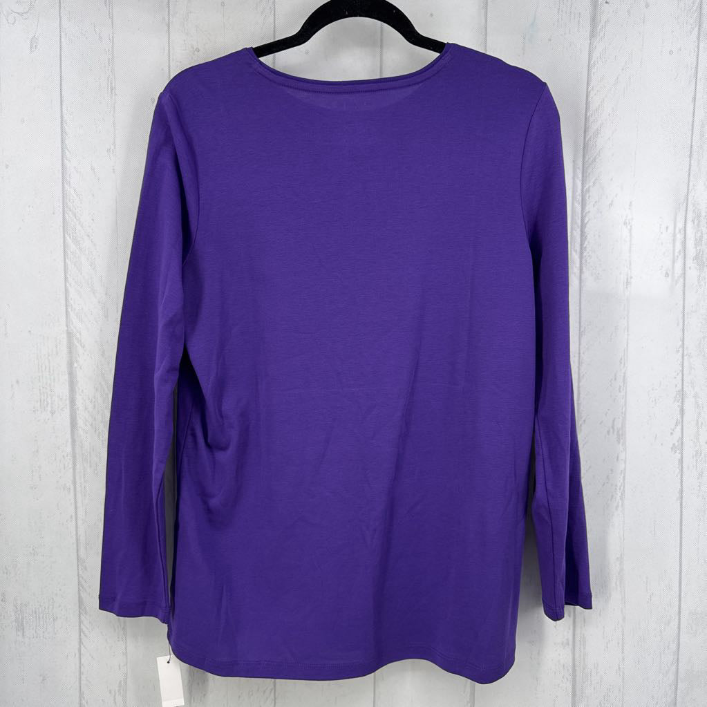 R45 1X round neck l/s tee