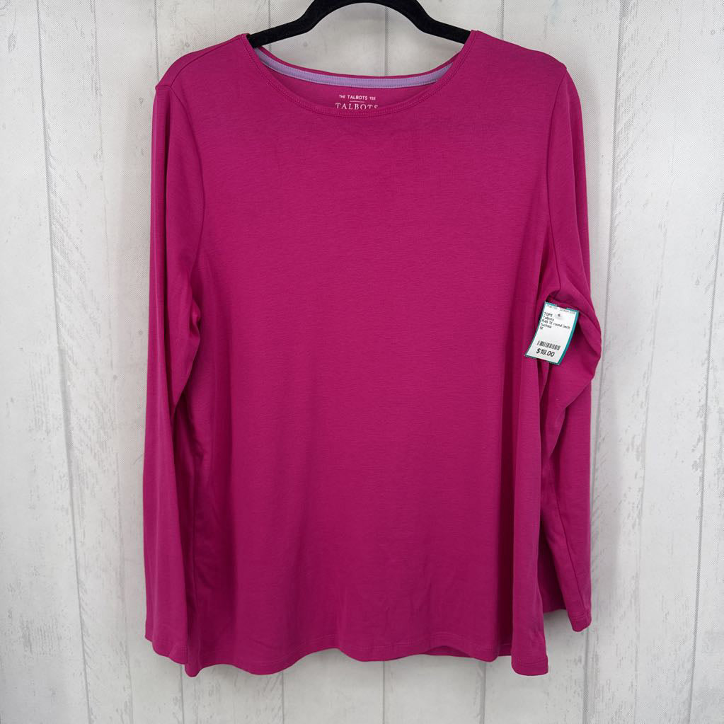 R45 1X round neck l/s tee