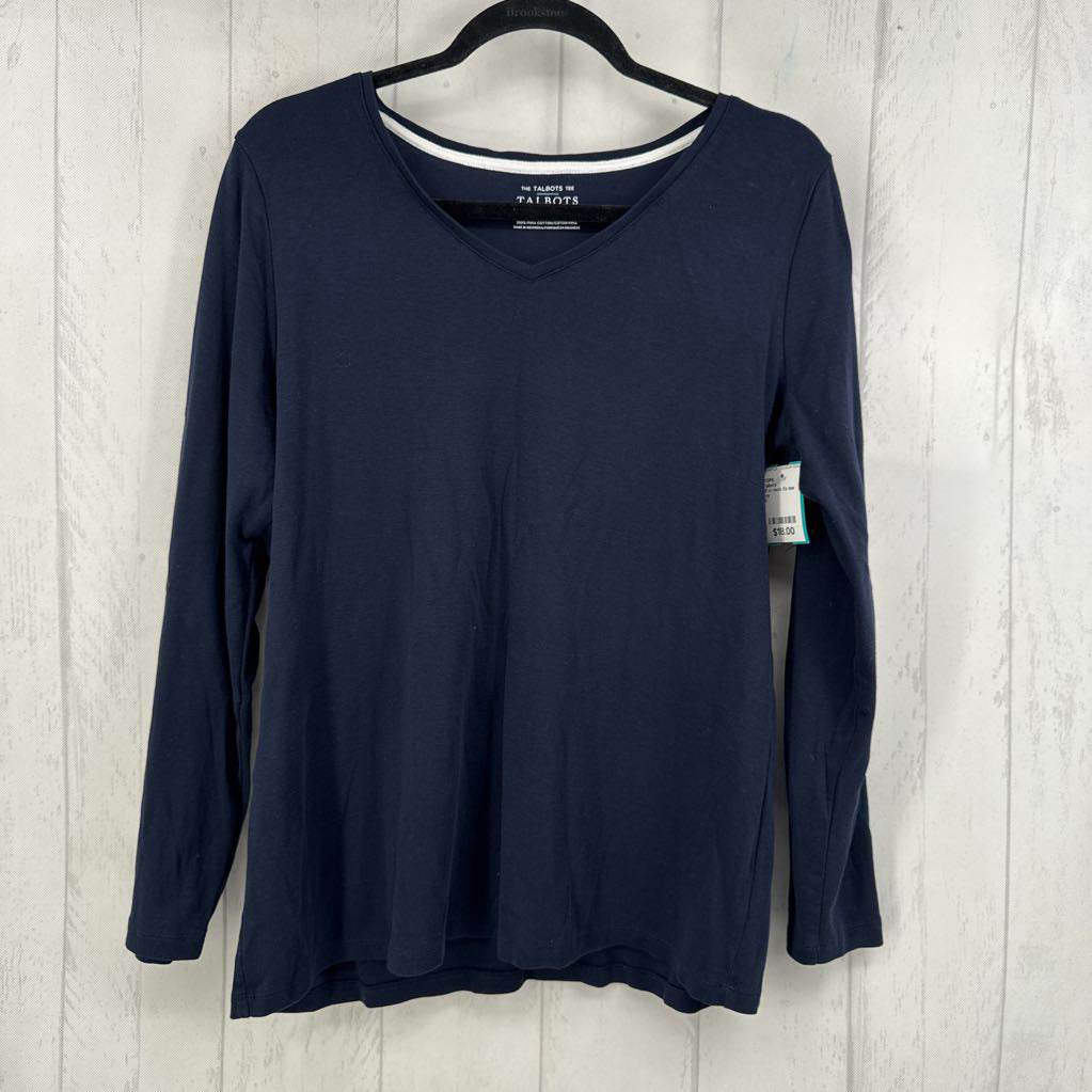 1X v- neck l/s tee
