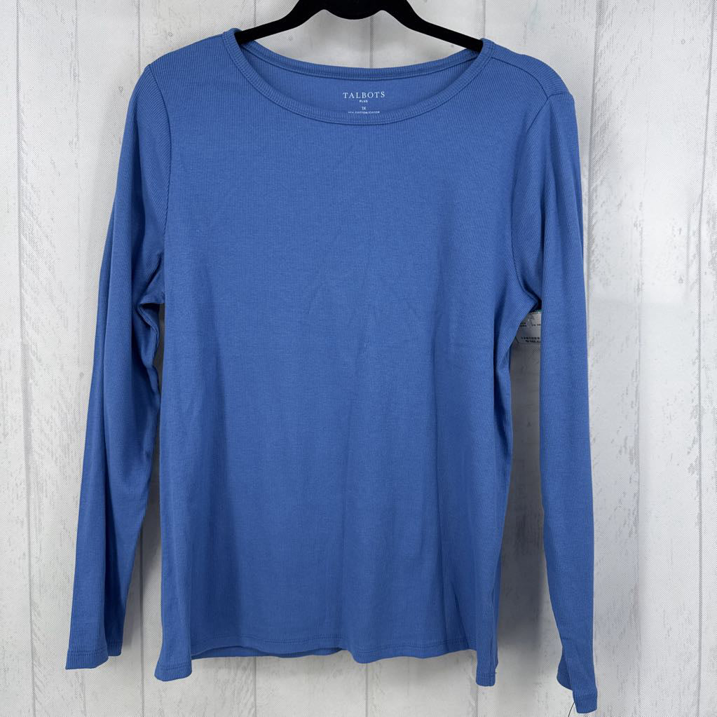 1X ribbed l/s tee