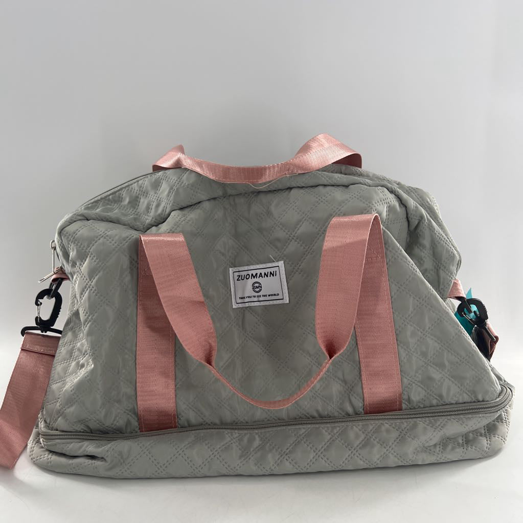 quilted duffle bag