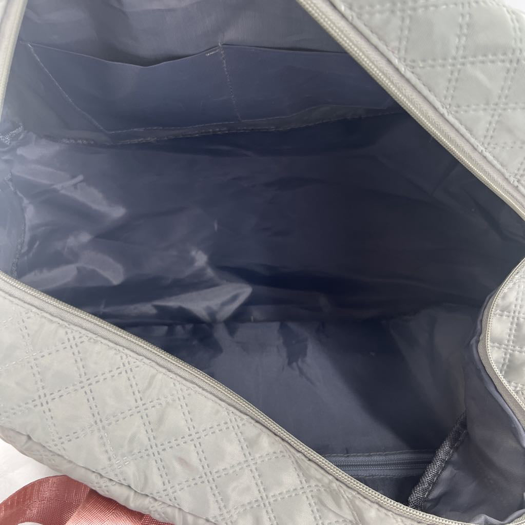 quilted duffle bag