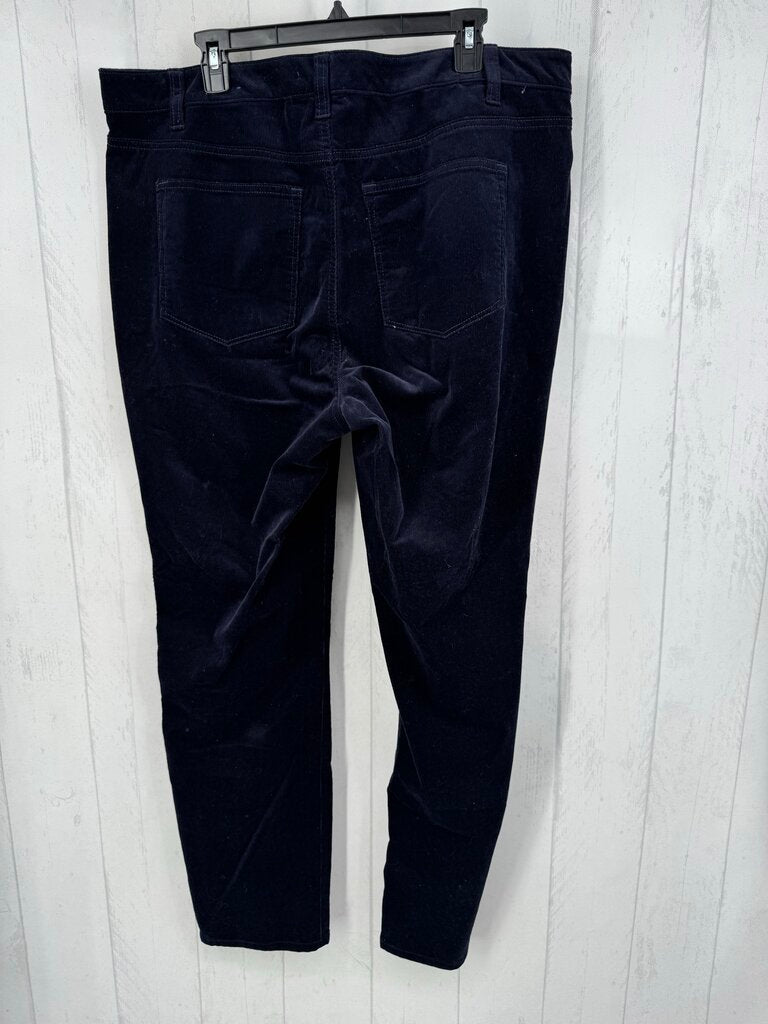 16w corduroy straight leg pant