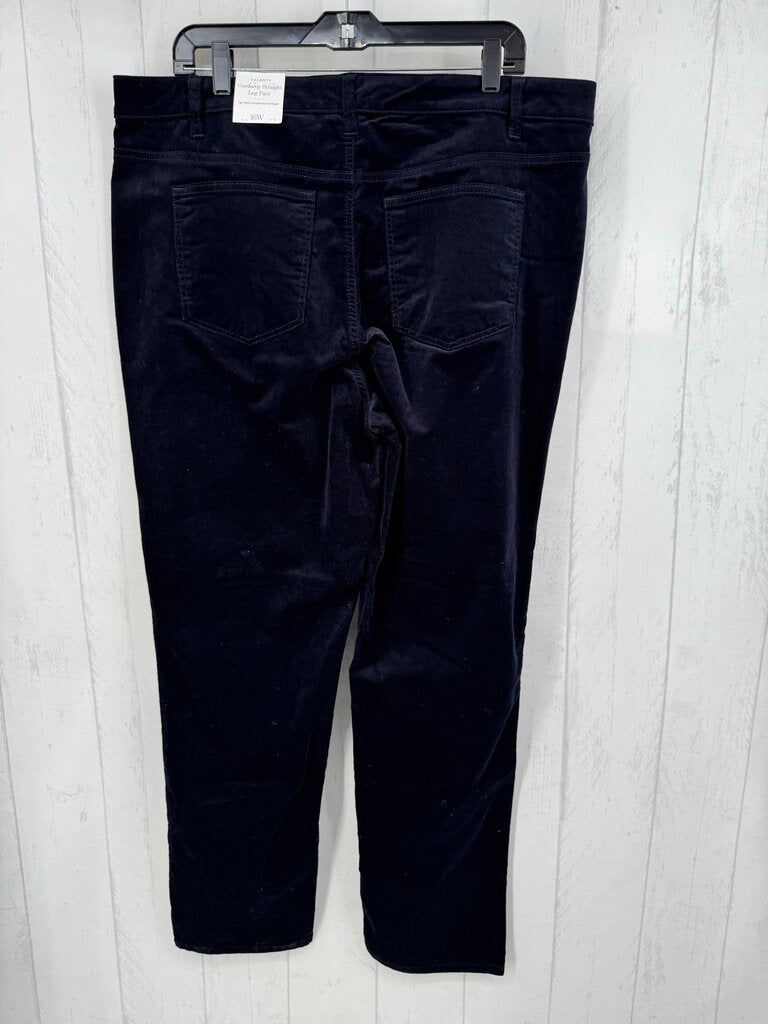 16w corduroy straight leg pant