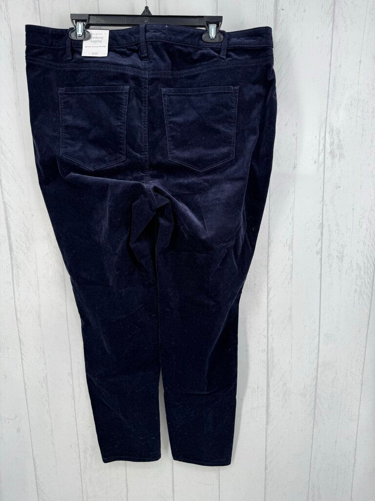 16w corduroy straight leg pant