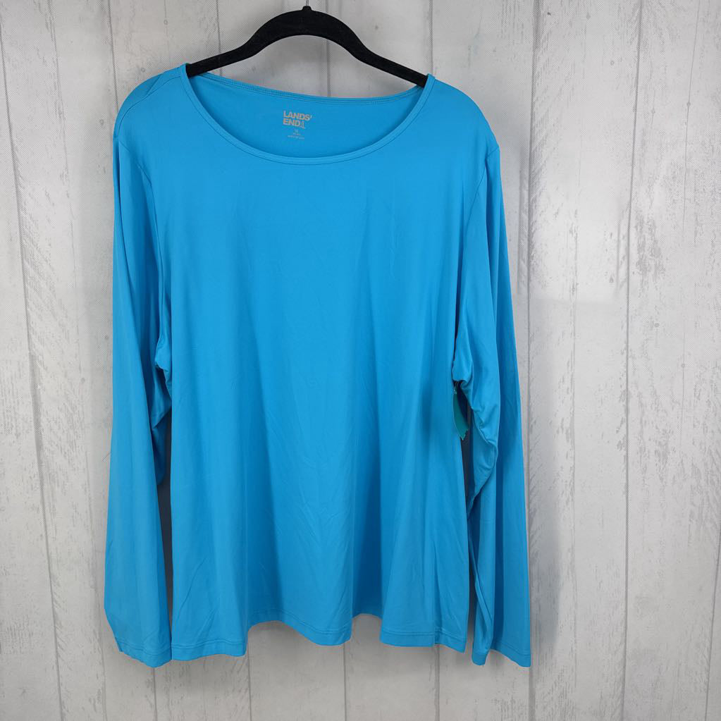 1X round neck l/s tee