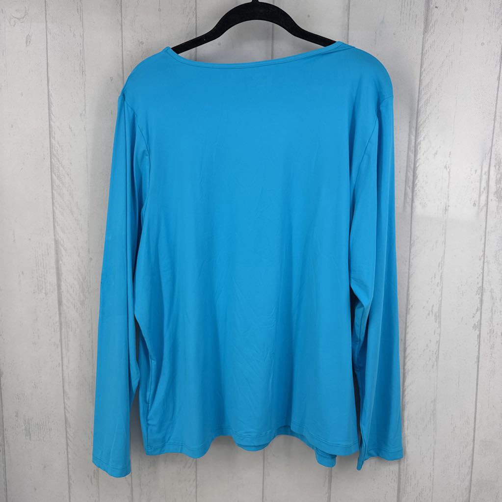 1X round neck l/s tee