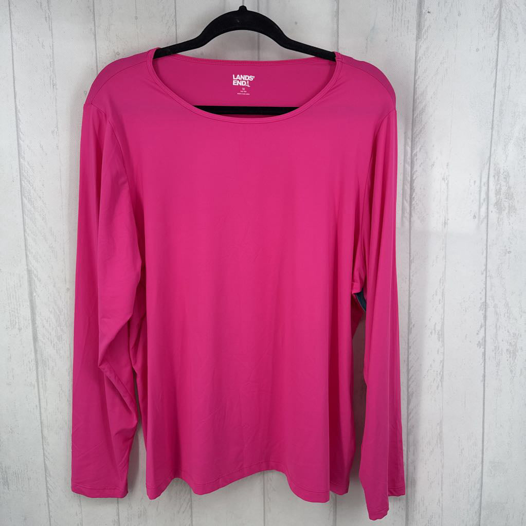 1X round neck l/s tee