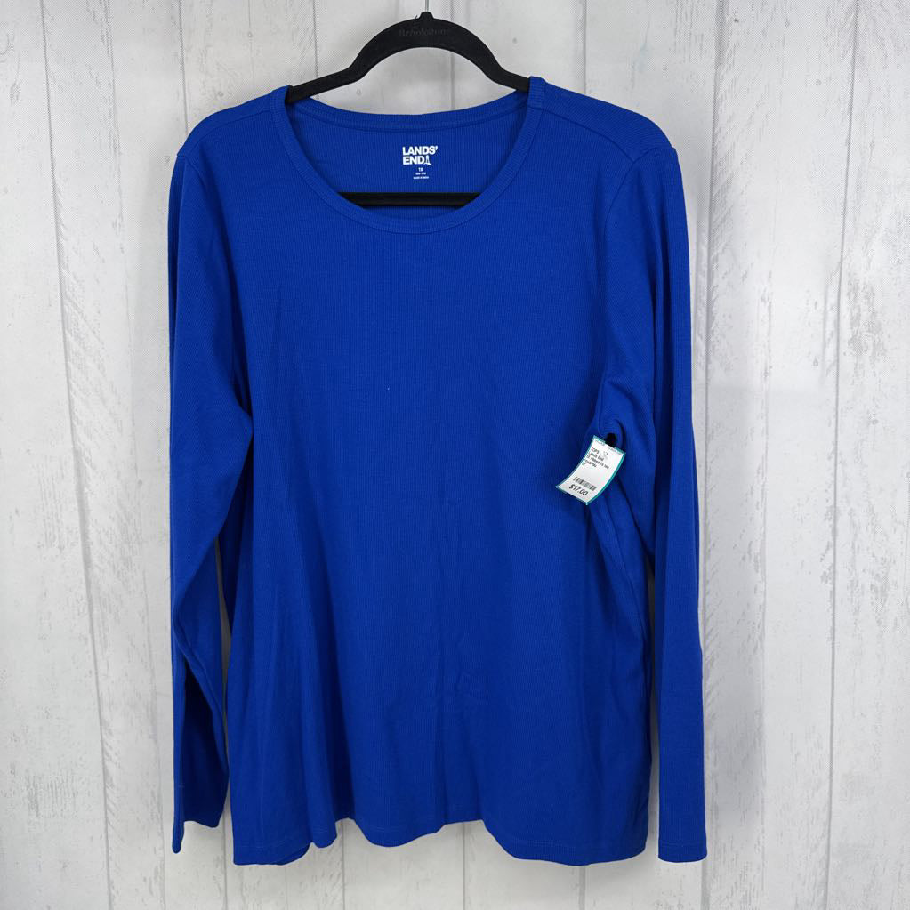 1X ribbed l/s tee