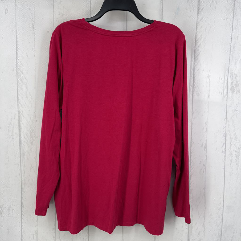 XL round neck l/s tee