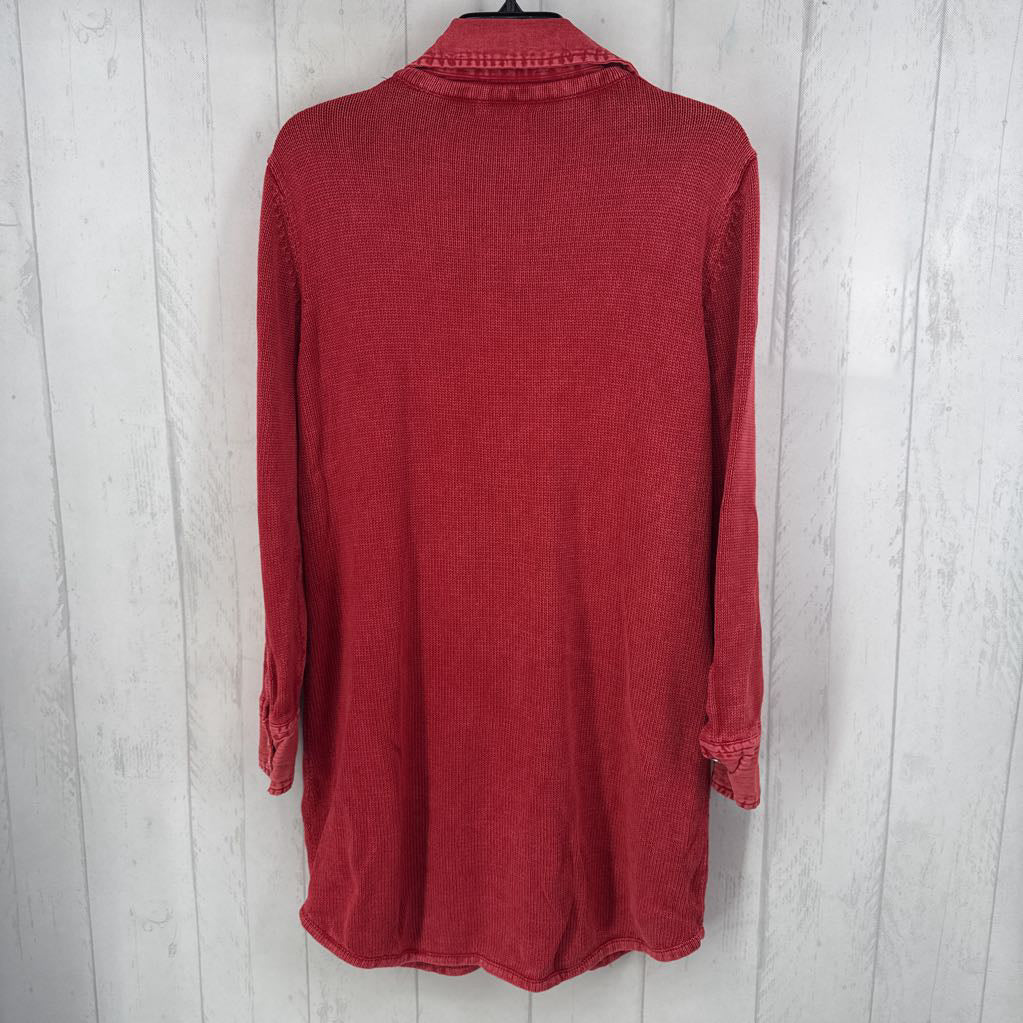 XL button down tunic sweater