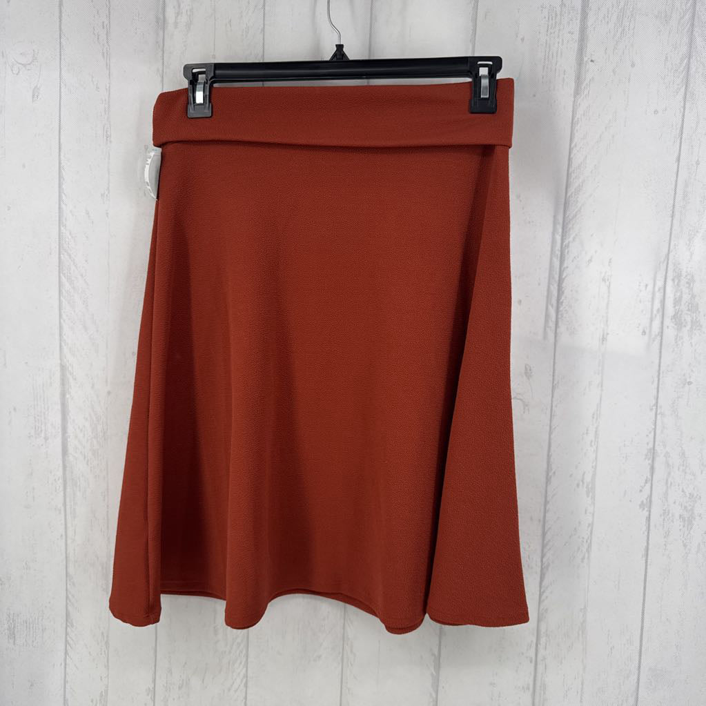 L foldover waist skirt