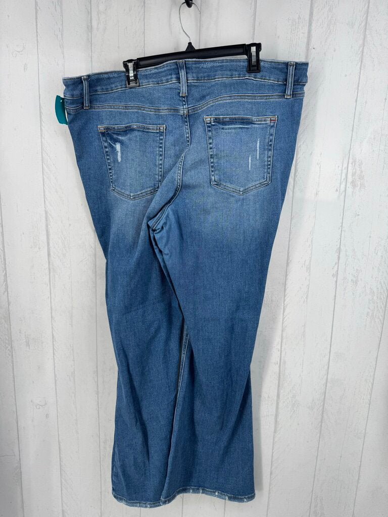 20w flare leg jean