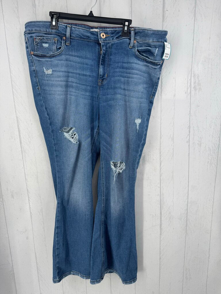 20w flare leg jean