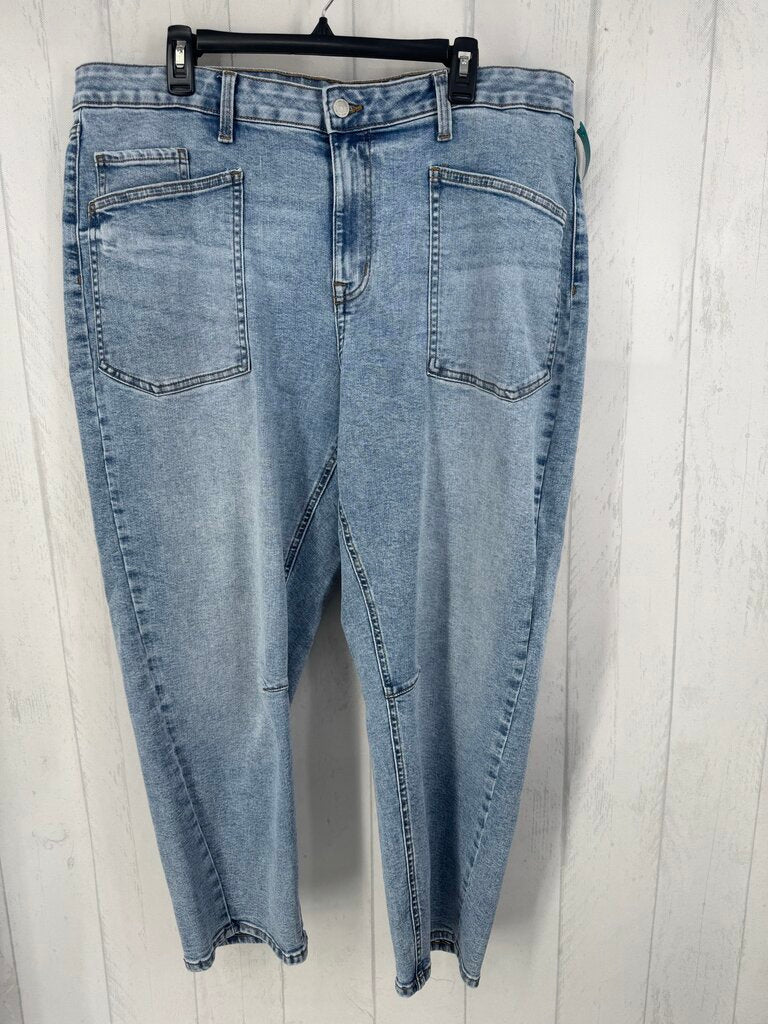 20w barrel leg jean