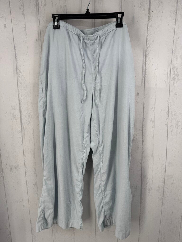 XXL wide leg twill pant