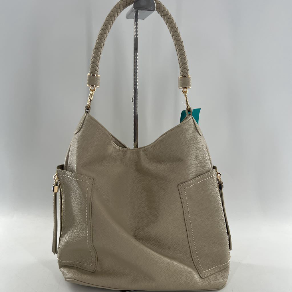 vegan leather shoulder bag