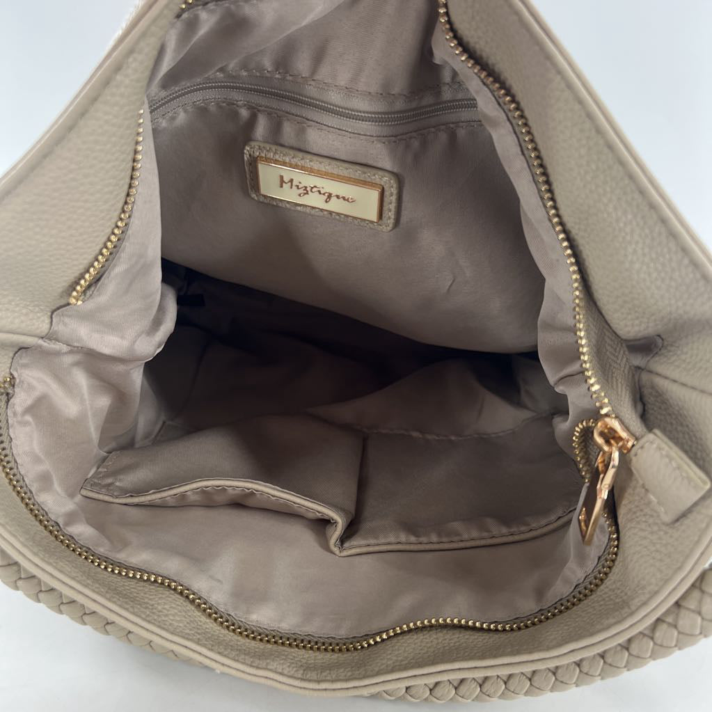 vegan leather shoulder bag