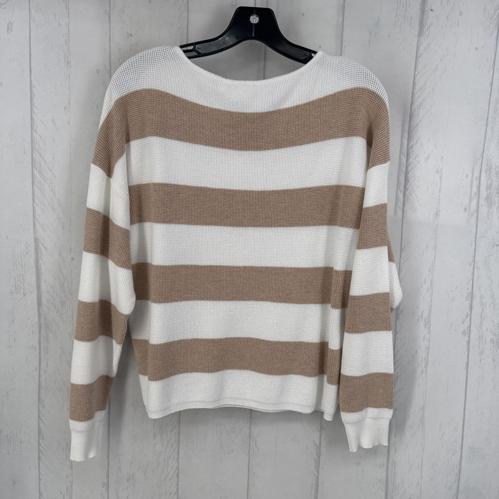 M striped dolman slv sweater