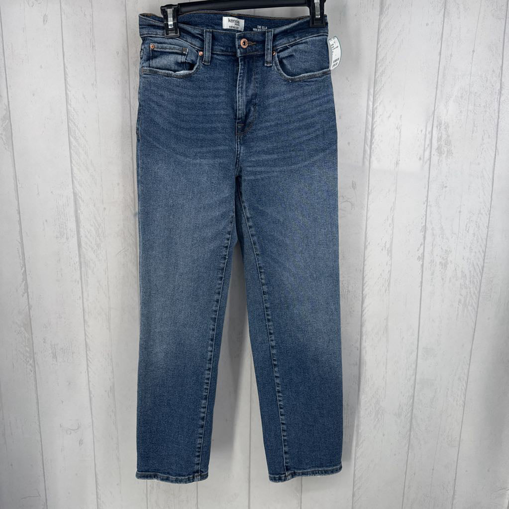 4 hi-rise straight leg jean